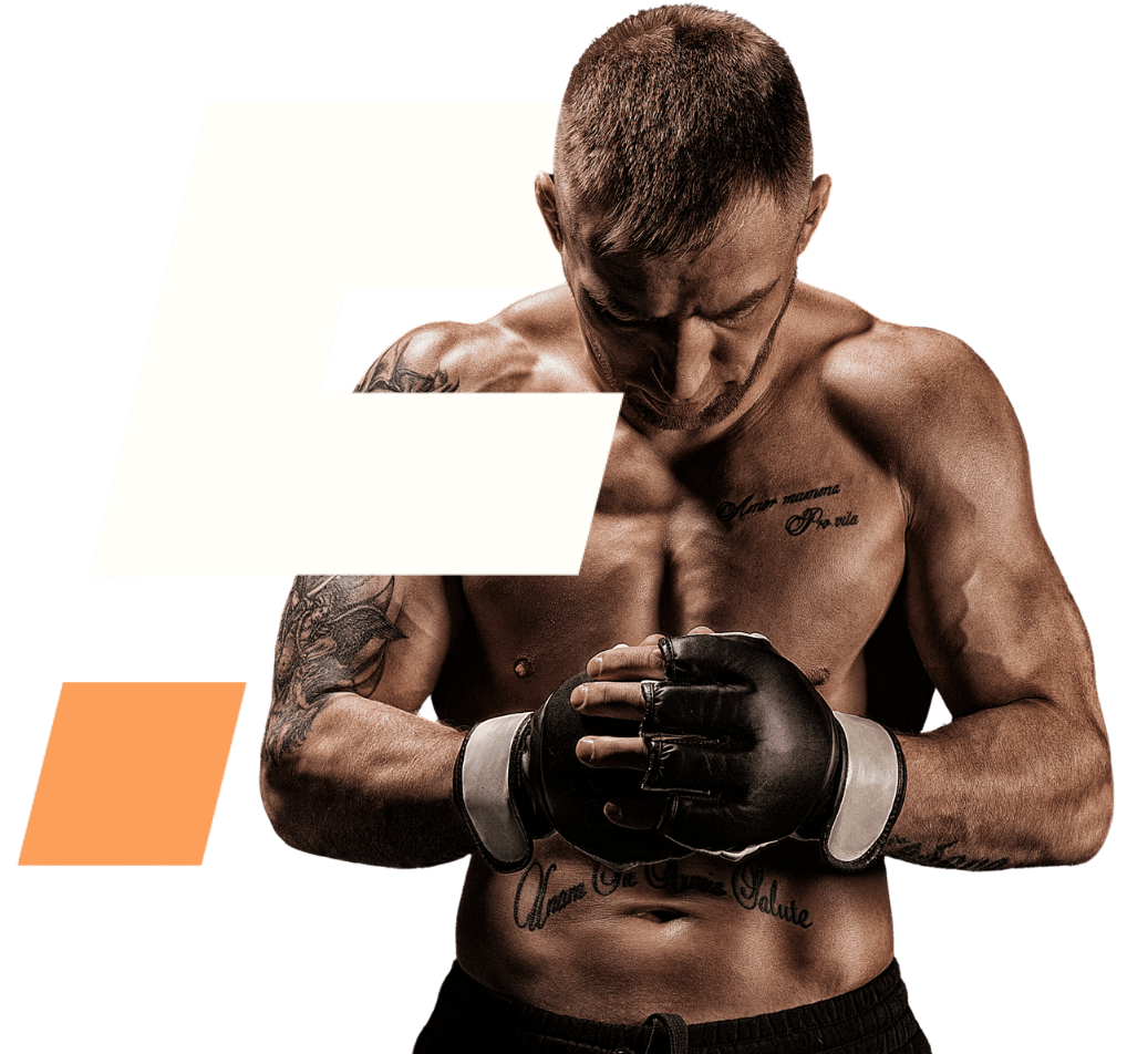 Logo FixByStep avec une personne qui pratique la boxe